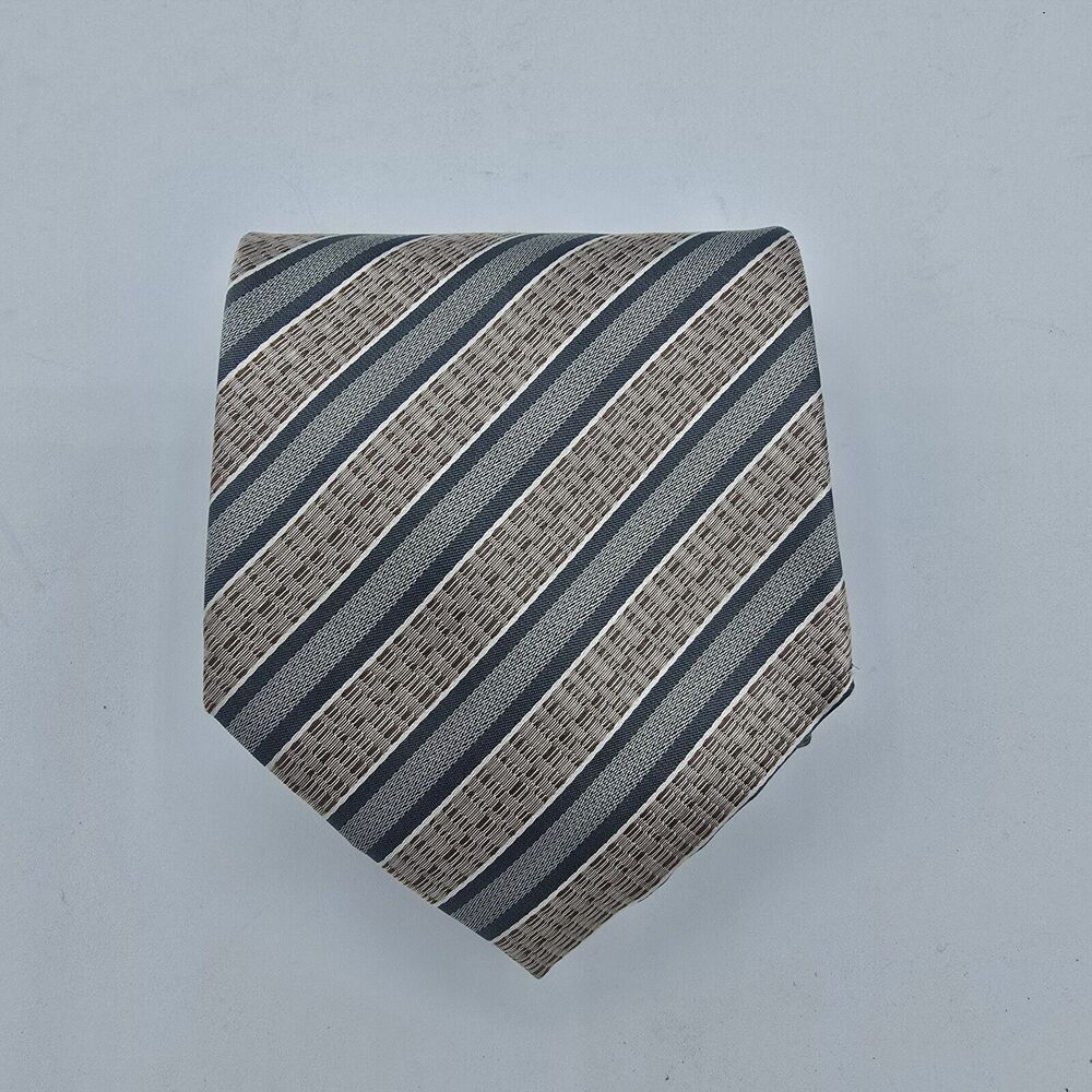 Necktie Mens Vintage Kenneth Cole Formal Size 58"Lx3.5" Greenish,tan